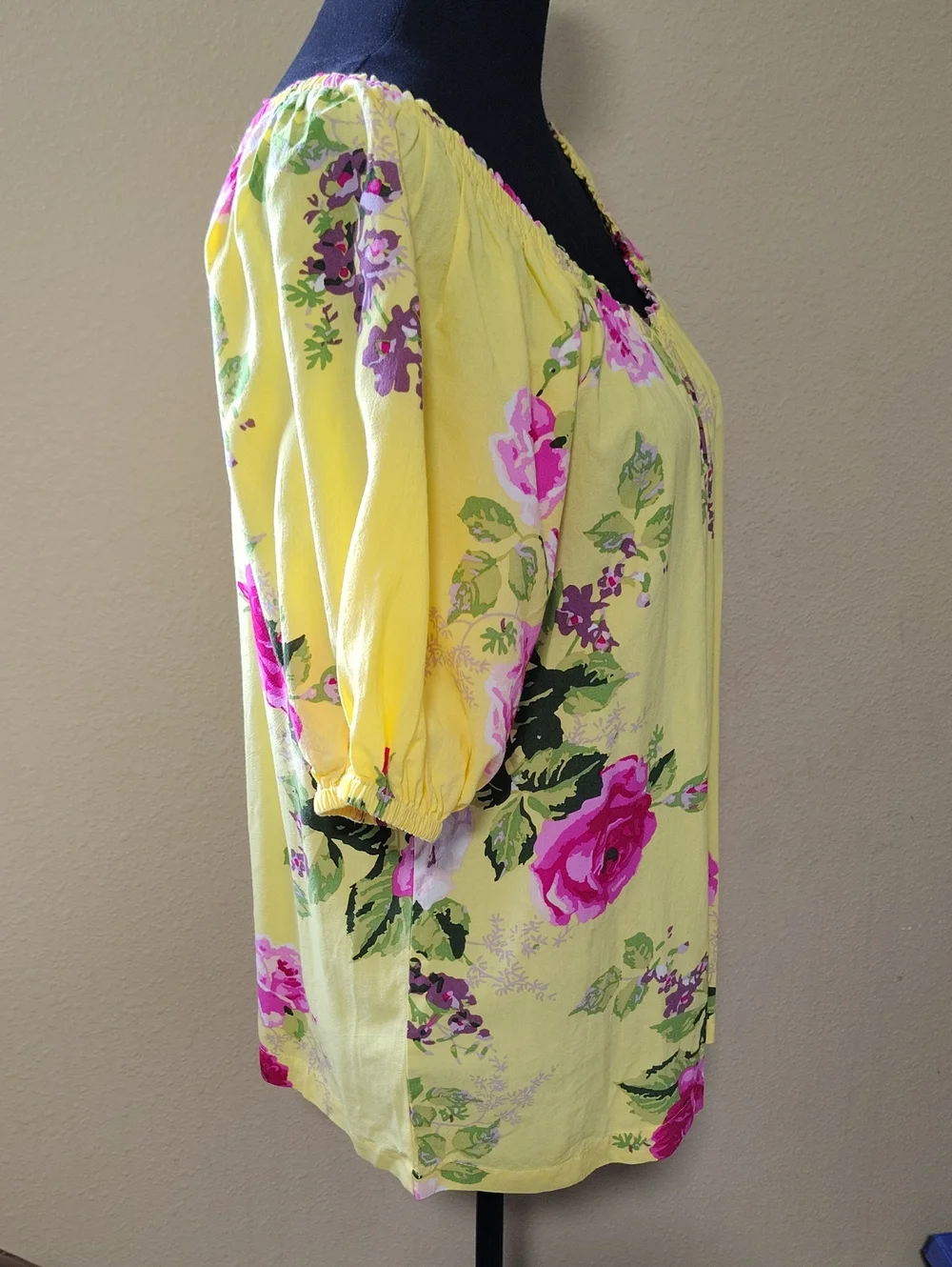 Matilda Jane Enchanted Garden In Town Peasant Floral Blouse Size S Bohemian NWT